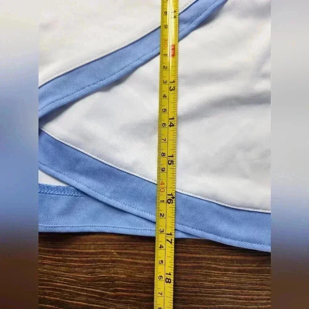 Peter Millar Women's White Blue Golf Laura Wrap Skort Pockets Pickle Ball Tennis - Picture 4 of 12